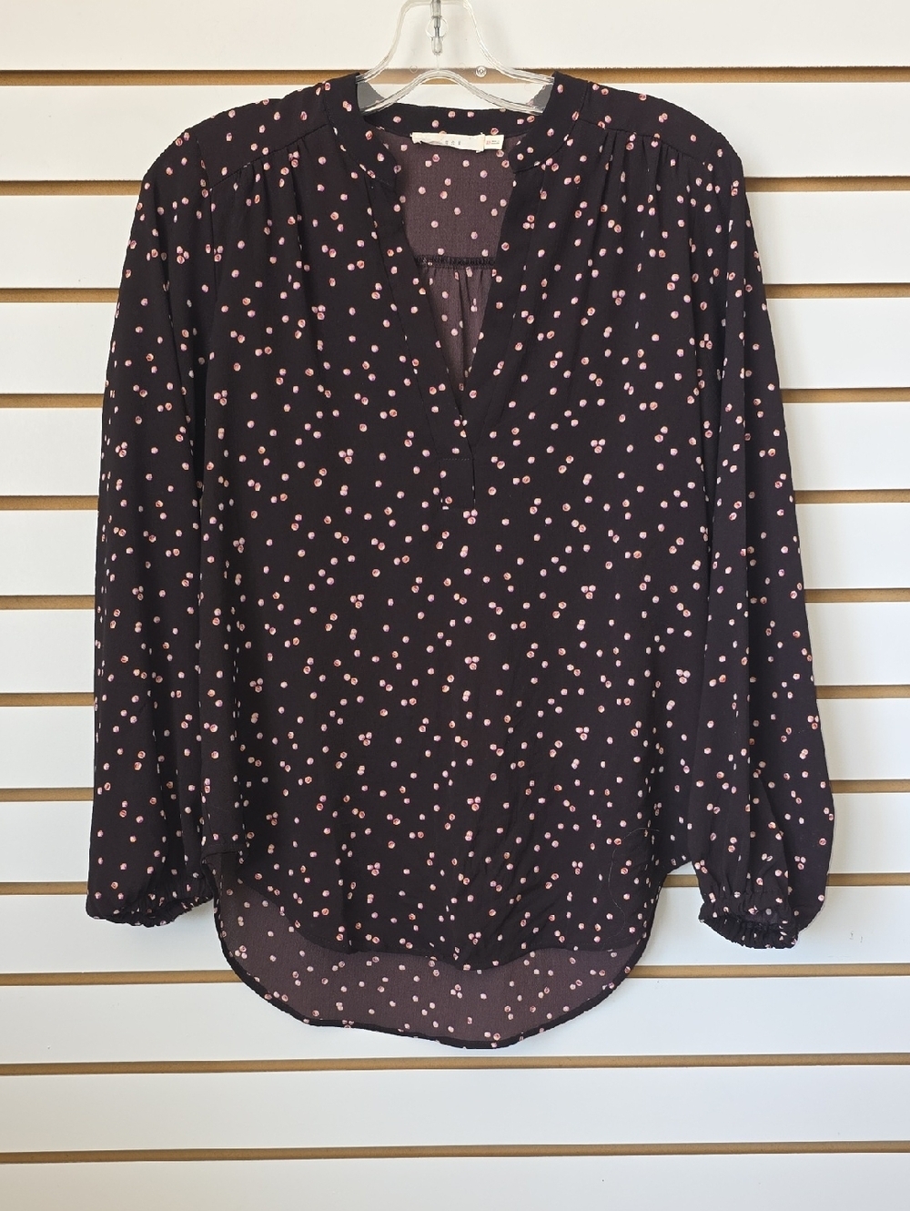 Lush Blouse with Colored Polka Dots 18